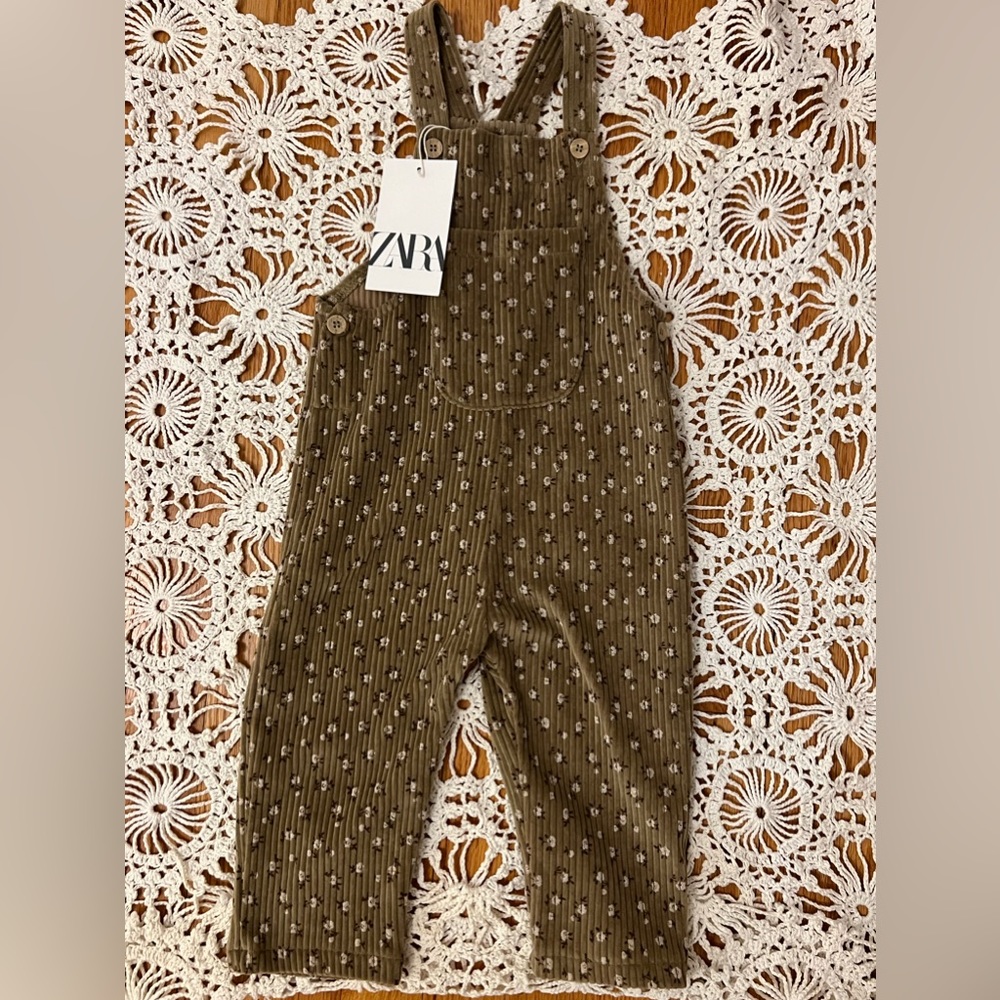 ZARA corduroy overalls